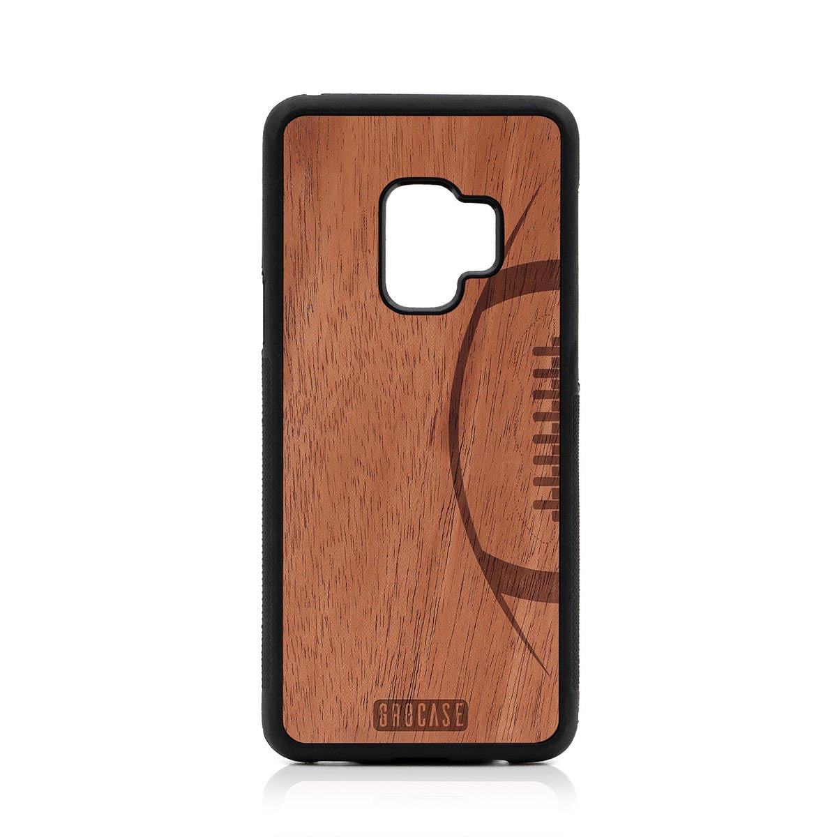 Football Design Wood Case For Samsung Galaxy S9 by GR8CASE