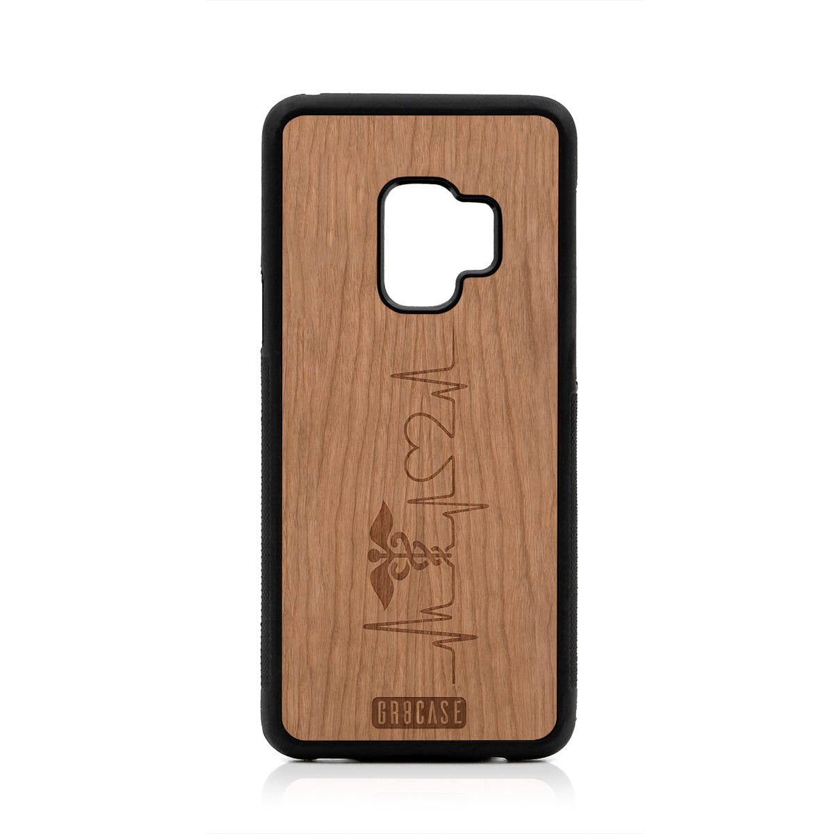 Hero's Heart (Nurse, Doctor) Design Wood Case Samsung Galaxy S9 by GR8CASE