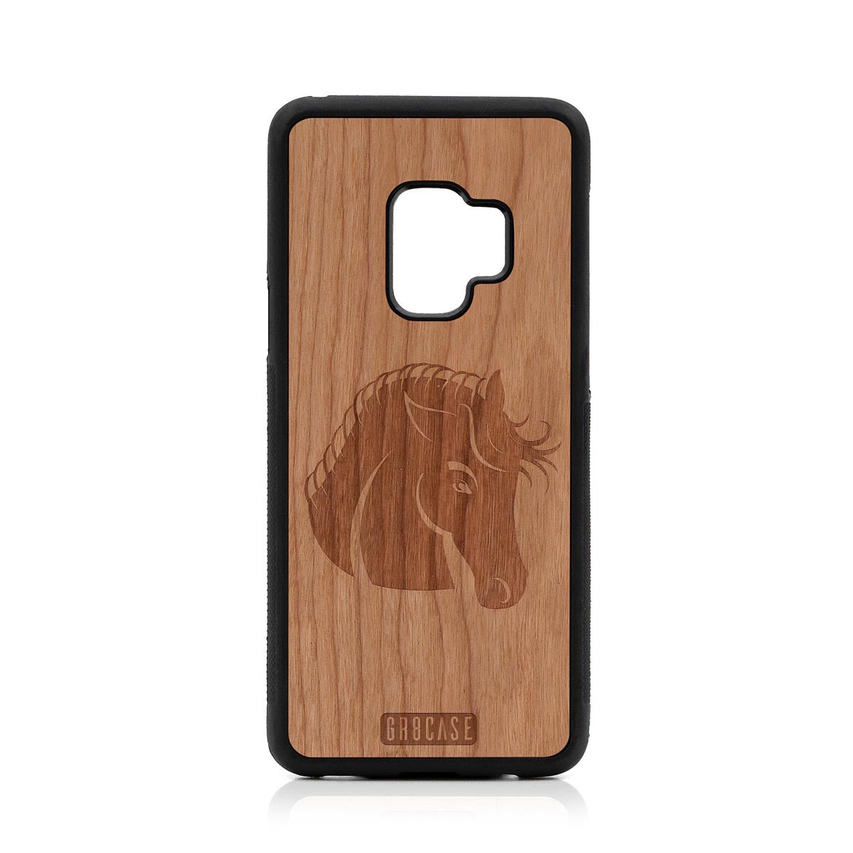 Horse Design Wood Case Samsung Galaxy S9 by GR8CASE