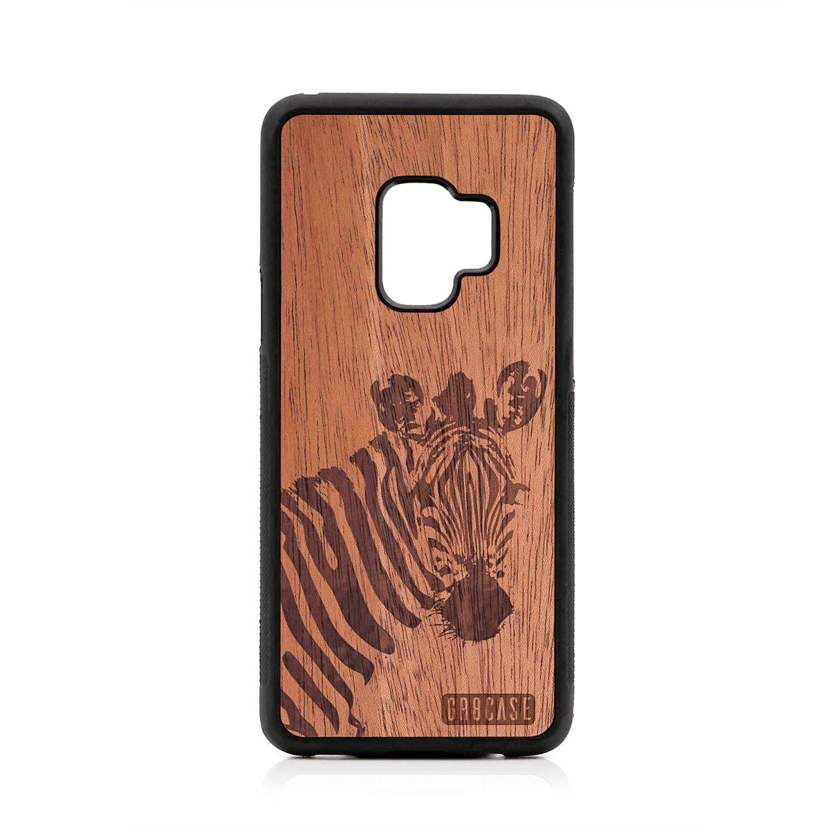 Lookout Zebra Design Wood Case For Samsung Galaxy S9