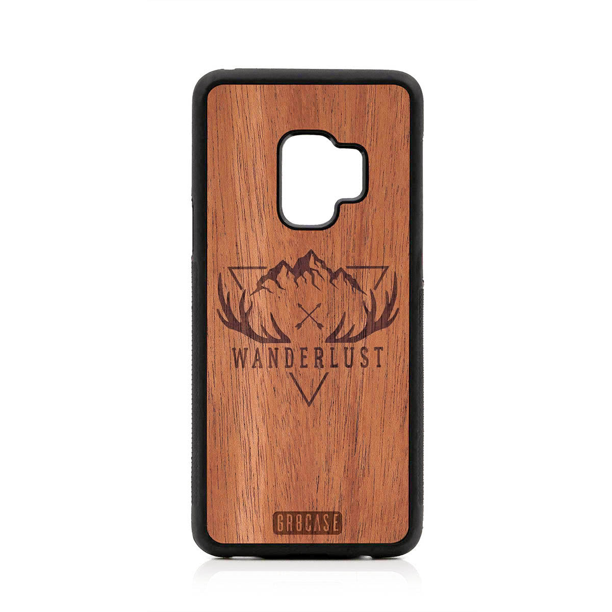 Wanderlust Design Wood Case For Samsung Galaxy S9