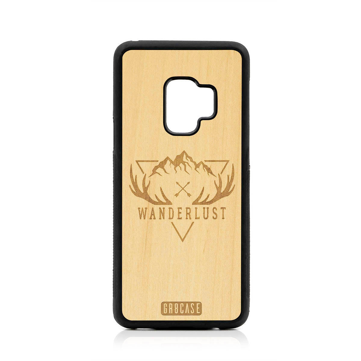 Wanderlust Design Wood Case For Samsung Galaxy S9