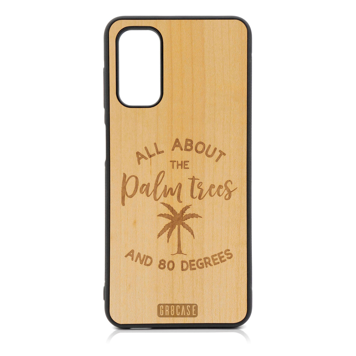 All About The Palm Trees And 80 Degree Design Wood Case For Galaxy A14 5G