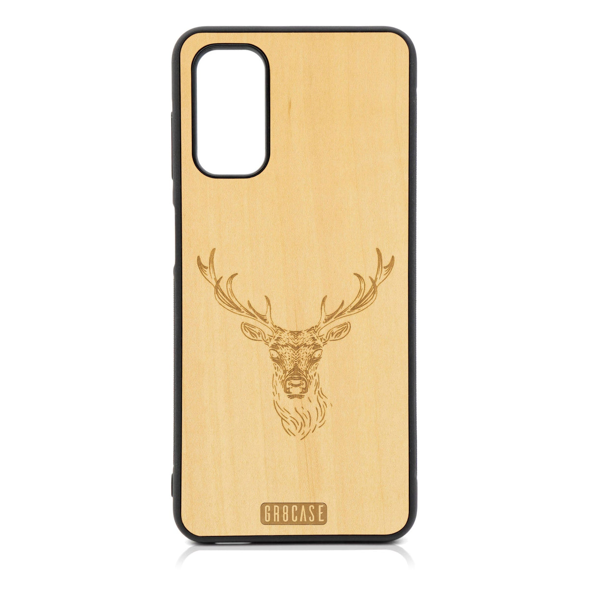 Buck Deer Design Wood Case For Galaxy A14 5G