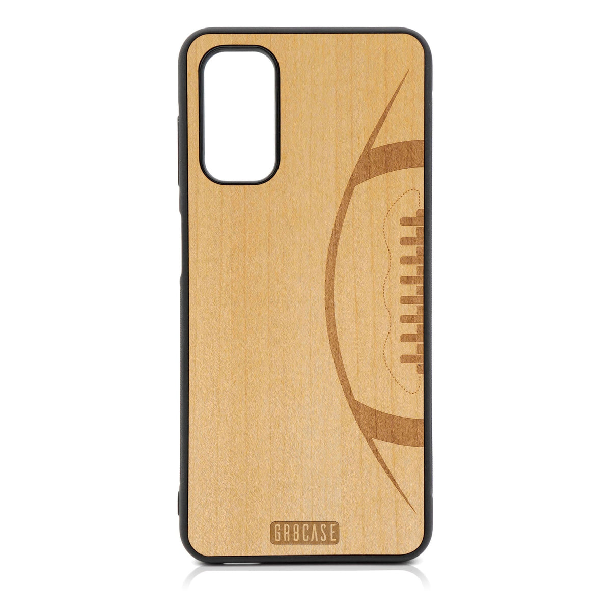 Football Design Wood Case For Galaxy A14 5G