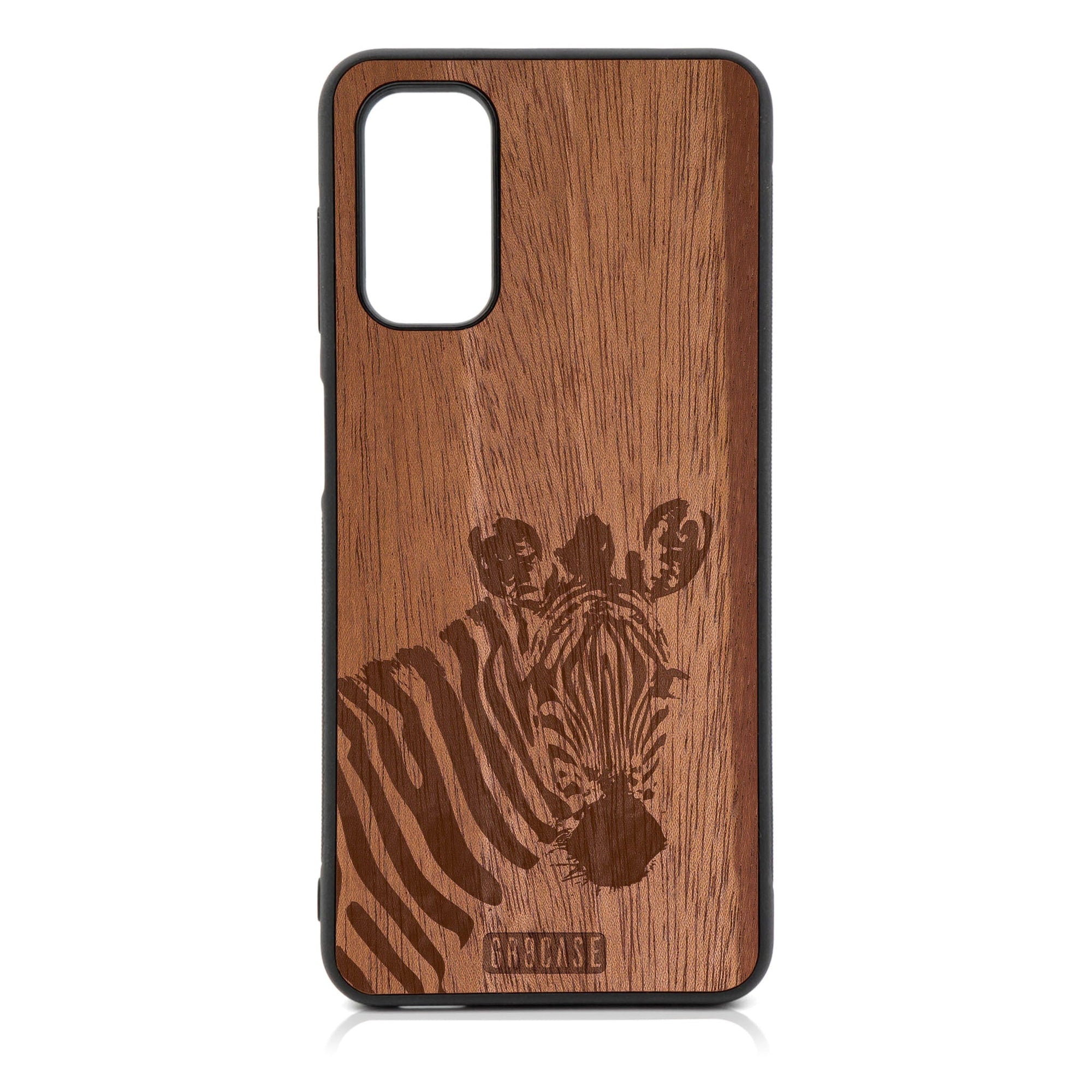 Lookout Zebra Design Wood Case For Galaxy A14 5G