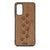 Paw Prints Design Wood Case For Galaxy A13 5G