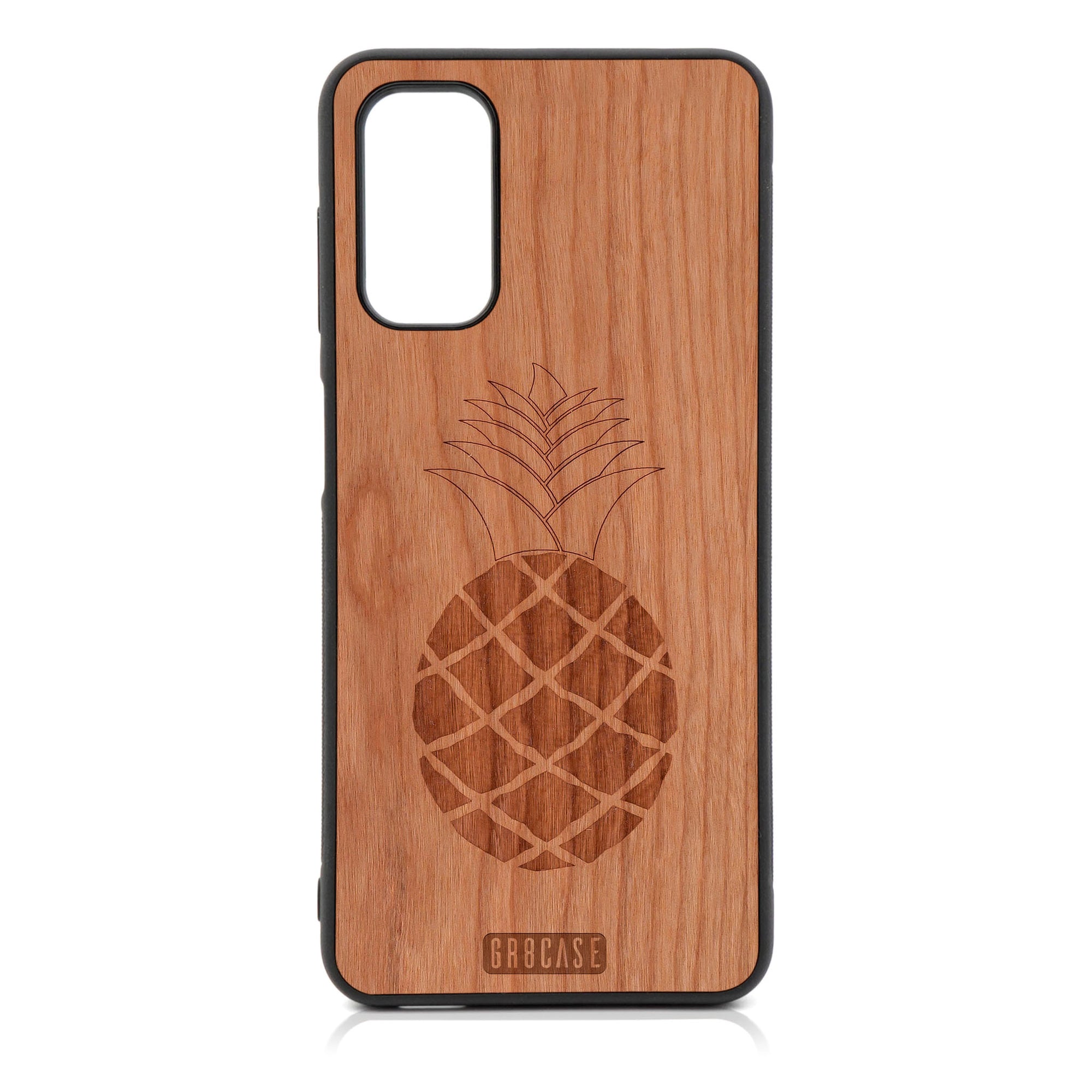 Pineapple Design Wood Case For Galaxy A13 5G