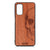 Half Skull Design Wood Case For Galaxy A14 5G