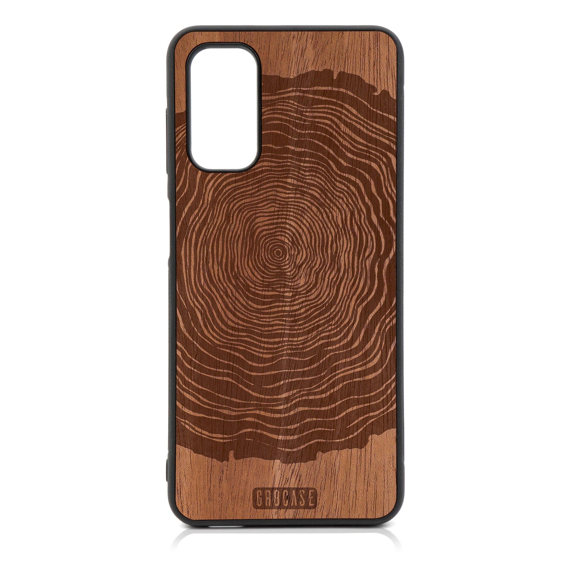 Tree Rings Design Wood Case For Galaxy A14 5G