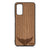 Whale Tail Design Wood Case For Galaxy A14 5G