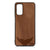 Whale Tail Design Wood Case For Galaxy A14 5G