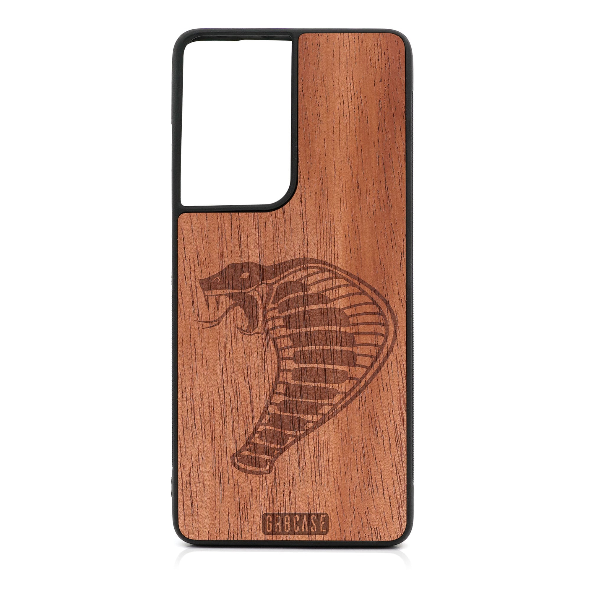 Cobra Design Wood Case For Samsung Galaxy S21 Ultra 5G