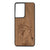 Fish and Reel Design Wood Case For Samsung Galaxy S21 Ultra 5G