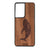 I'm Happy Anywhere I Can See The Ocean (Whale) Design Wood Case For Samsung Galaxy S21 Ultra 5G