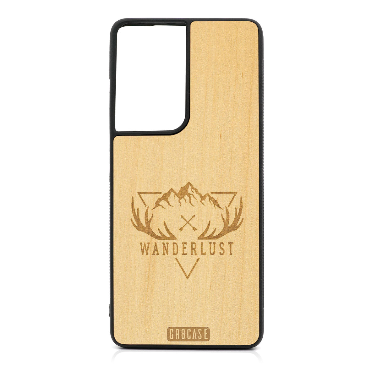 Wanderlust Design Wood Case For Samsung Galaxy S21 Ultra 5G