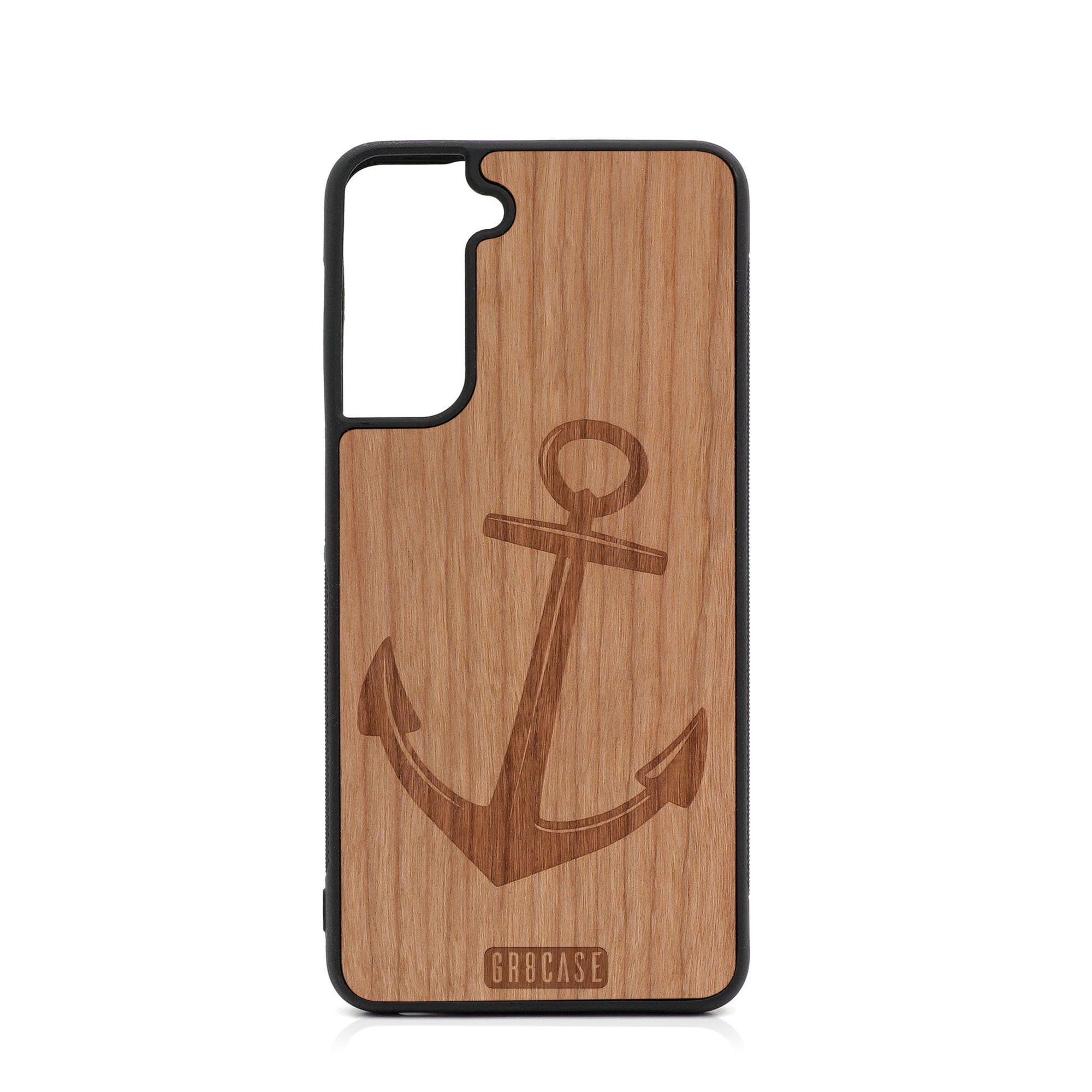 Anchor Design Wood Case For Samsung Galaxy S21 5G