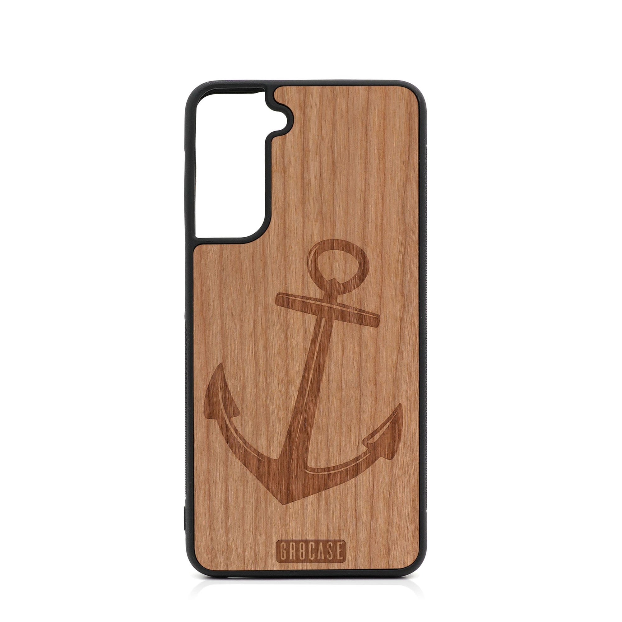 Anchor Design Wood Case For Samsung Galaxy S22