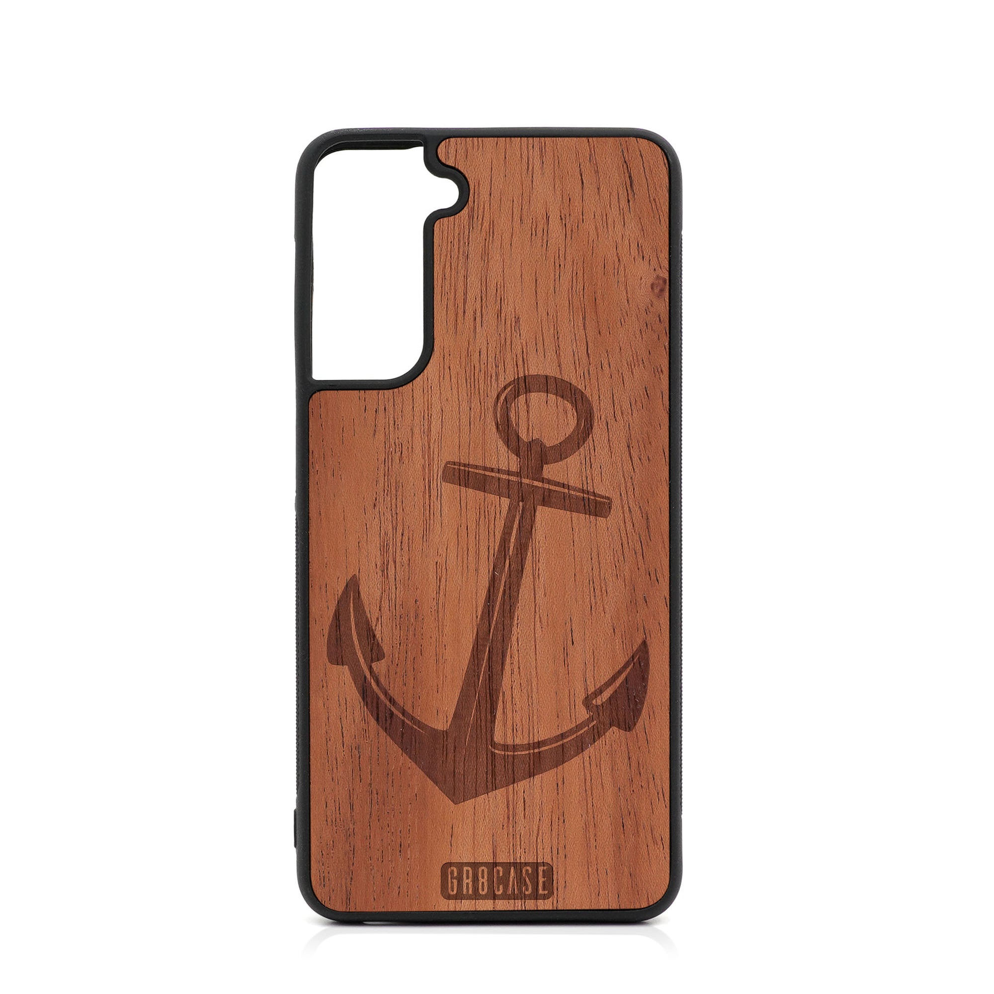 Anchor Design Wood Case For Samsung Galaxy S21 5G