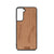 Baseball Stitches Design Wood Case For Samsung Galaxy S24 Plus
