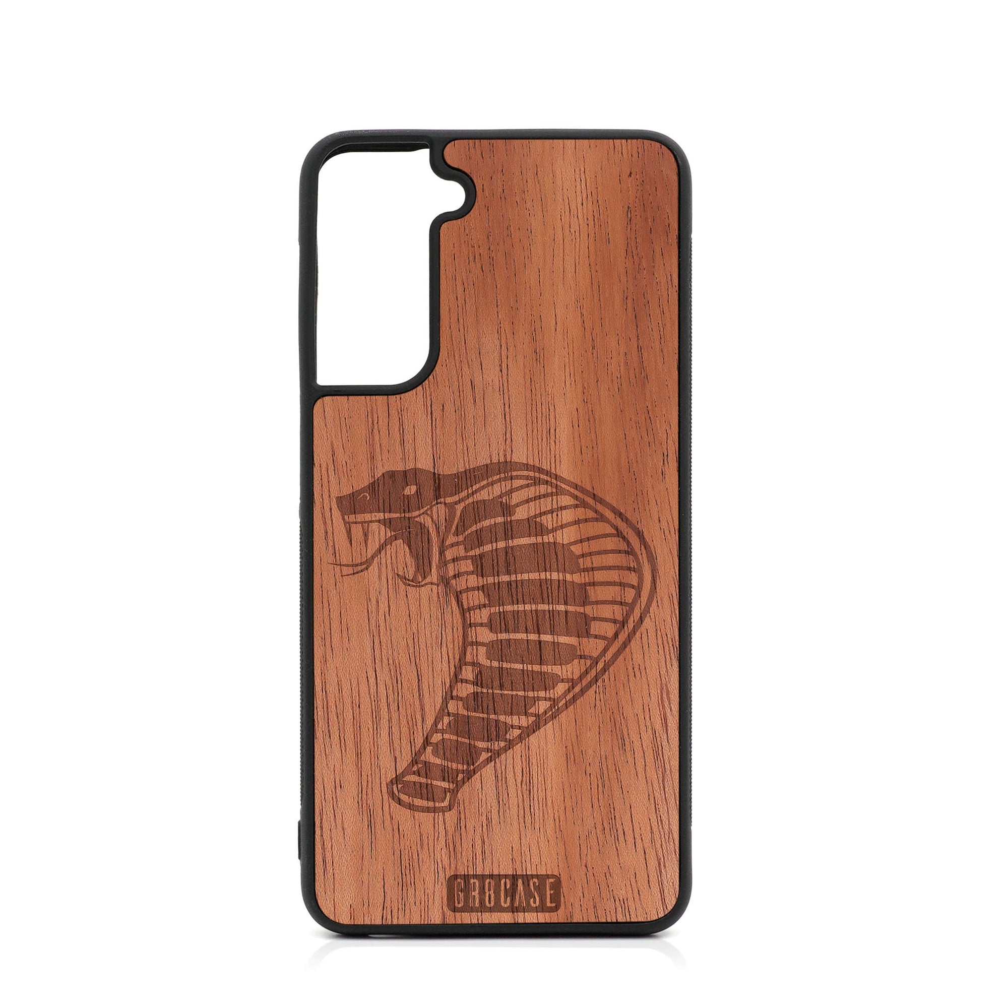 Cobra Design Wood Case For Samsung Galaxy S22