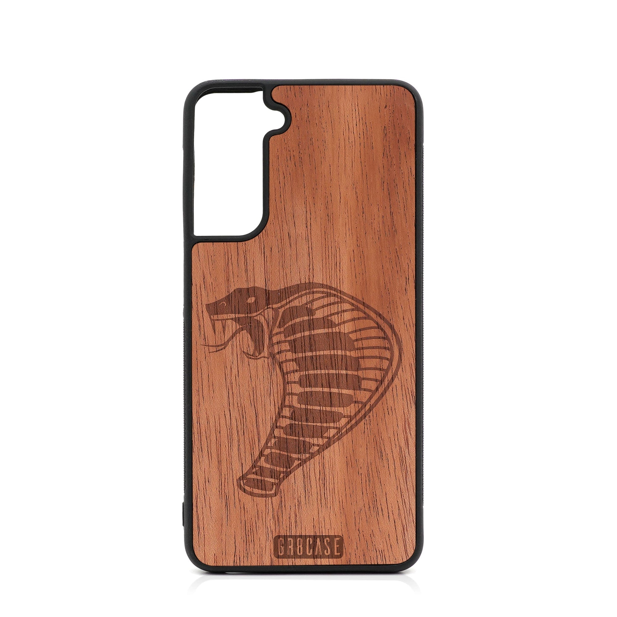 Cobra Design Wood Case For Samsung Galaxy S21 FE 5G