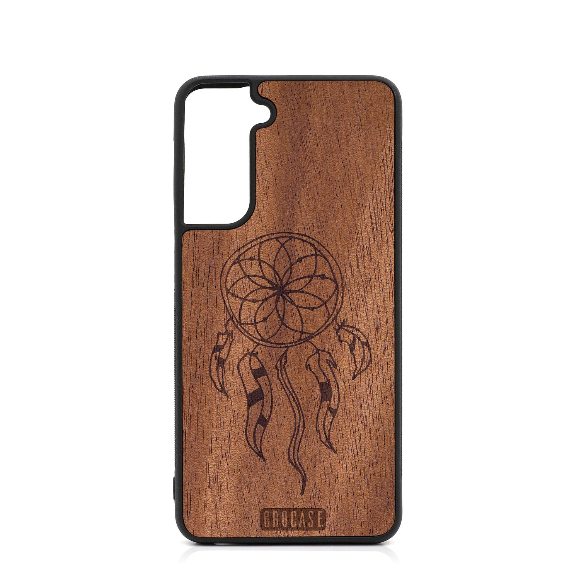 Dreamcatcher Design Wood Case For Samsung Galaxy S24 Plus