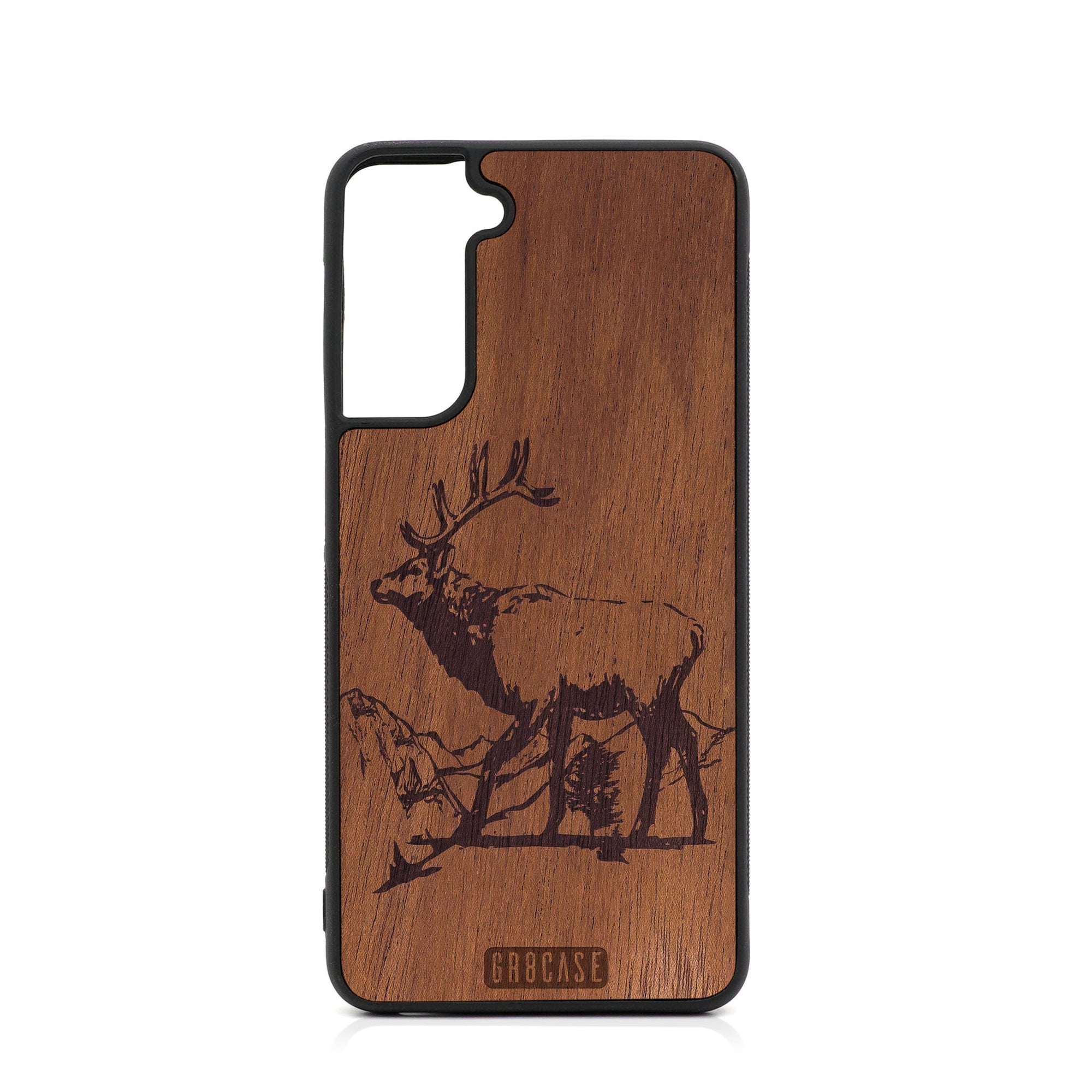 Elk Design Wood Case For Samsung Galaxy S21 Plus 5G