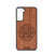 Fire Department Design Wood Case For Samsung Galaxy S21 FE 5G