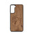 Fish and Reel Design Wood Case For Samsung Galaxy S22 Plus