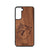 Fish and Reel Design Wood Case For Samsung Galaxy S23 5G