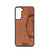 Football Design Wood Case For Samsung Galaxy S23 5G