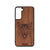 Furry Wolf Design Wood Case For Samsung Galaxy S21 5G