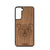 Furry Bear Design Wood Case For Samsung Galaxy S21 FE 5G