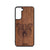 Furry Bear Design Wood Case For Samsung Galaxy S21 5G