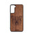 Furry Bear Design Wood Case For Samsung Galaxy S22