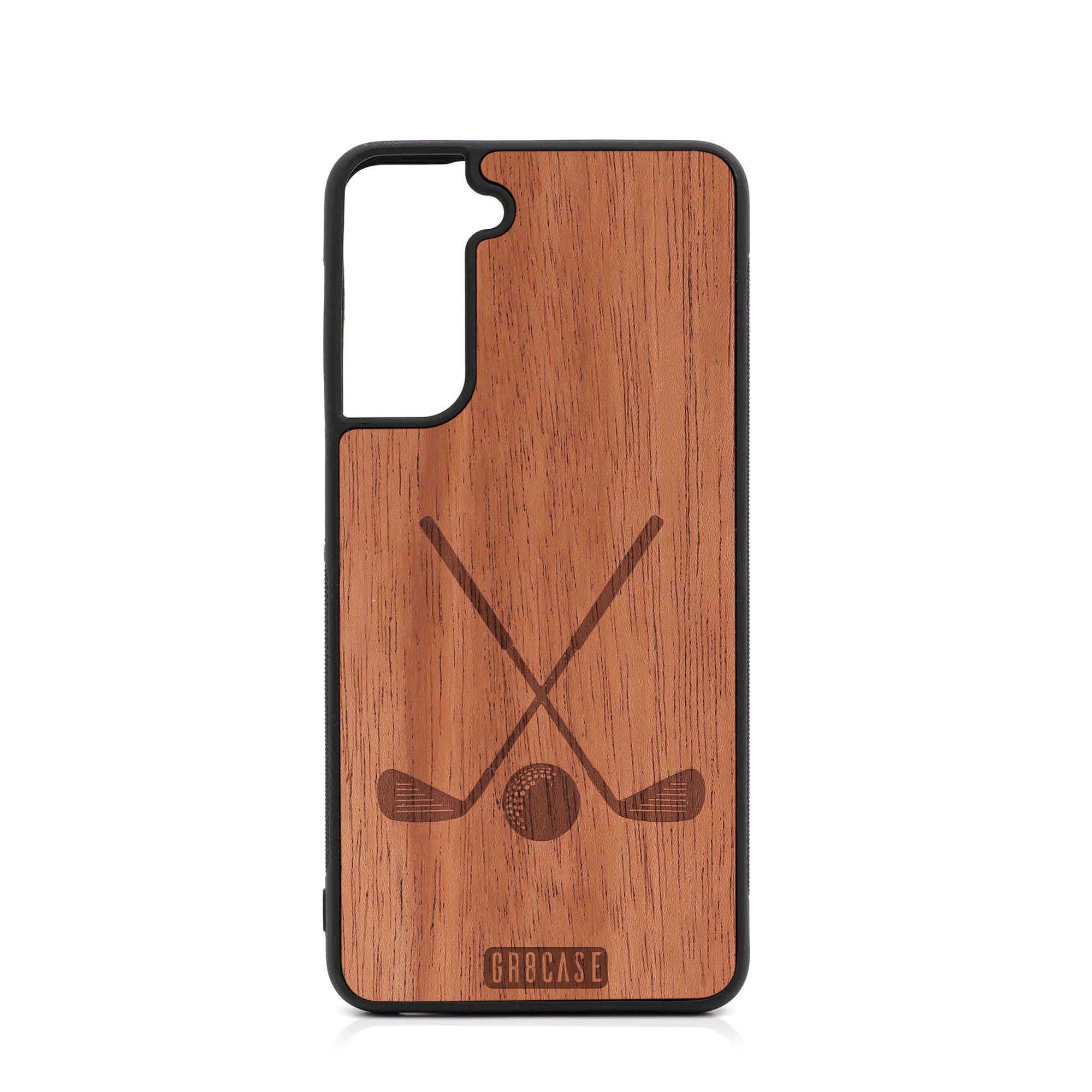 Golf Design Wood Case For Samsung Galaxy S21 5G