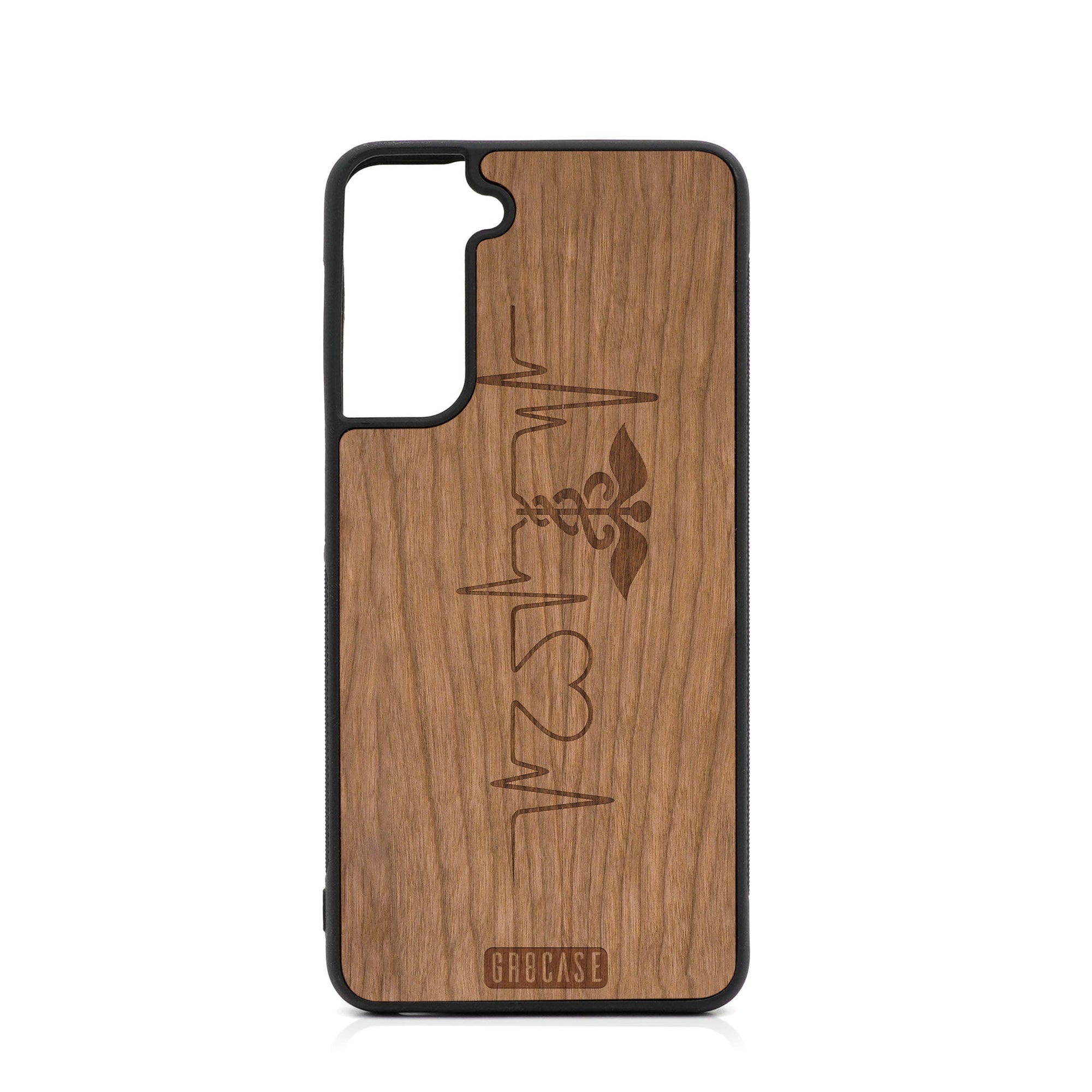 Hero's Heart (Nurse, Doctor) Design Wood Case For Samsung Galaxy S23 5G