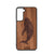 I'm Happy Anywhere I Can See The Ocean (Whale) Design Wood Case For Samsung Galaxy S24 5G