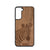 Lookout Zebra Design Wood Case For Samsung Galaxy S22 Plus