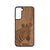 Lookout Zebra Design Wood Case For Samsung Galaxy S21 5G