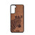 Lookout Zebra Design Wood Case For Samsung Galaxy S24 5G