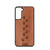 Paw Prints Design Wood Case For Samsung Galaxy S21 FE 5G