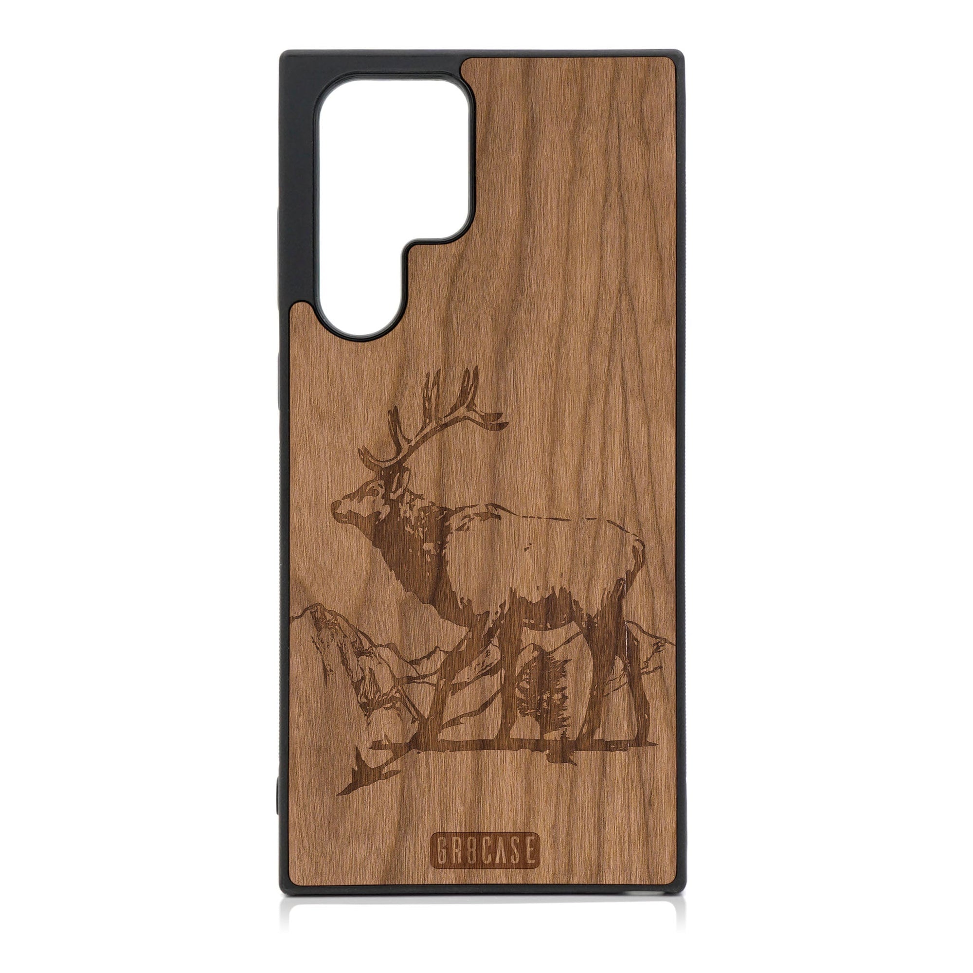 Elk Design Wood Case For Galaxy S23 Ultra