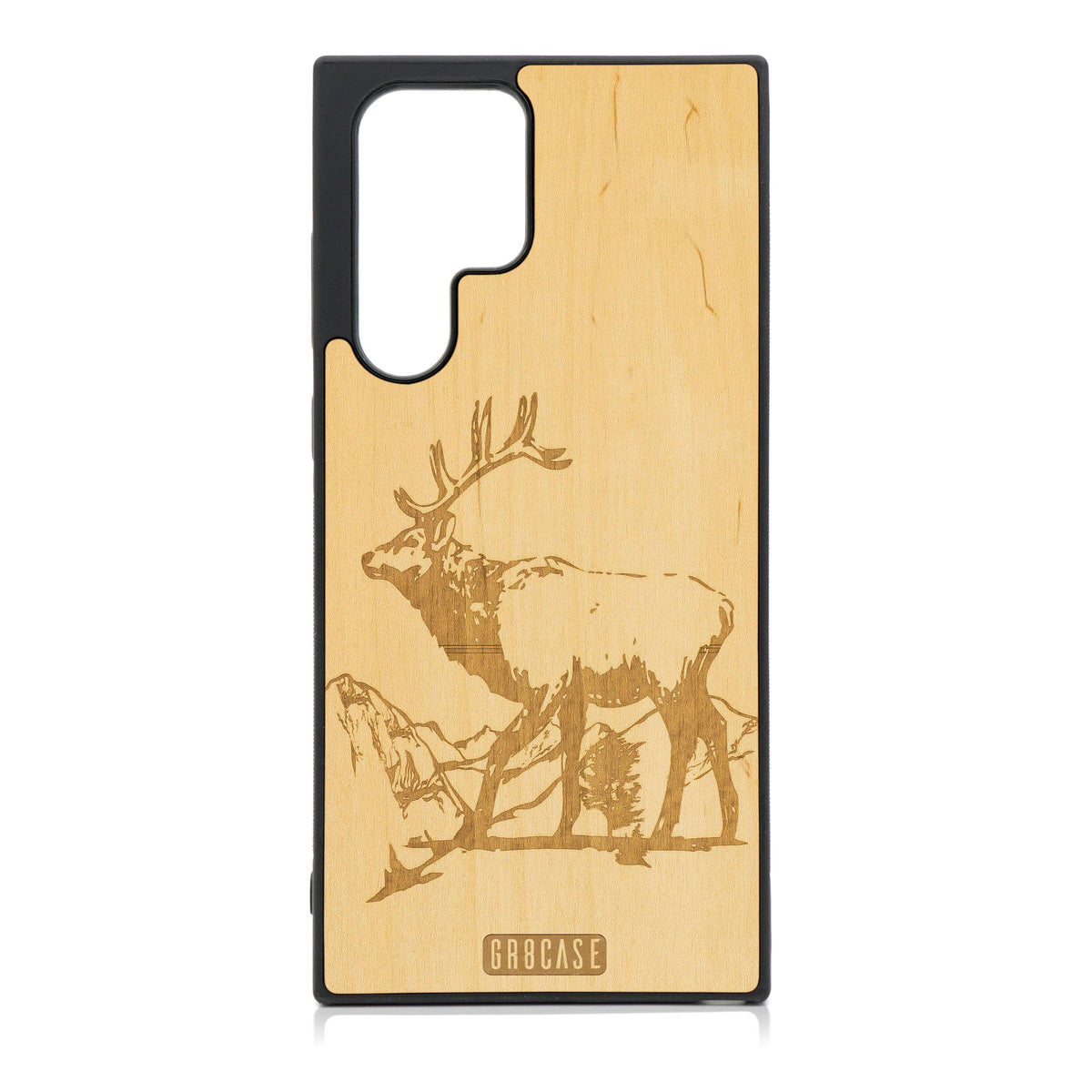 Elk Design Wood Case For Galaxy S22 Ultra