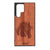 Horse Design Wood Case For Galaxy S24 Ultra