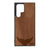 Whale Tail Design Wood Case For Galaxy S22 Ultra