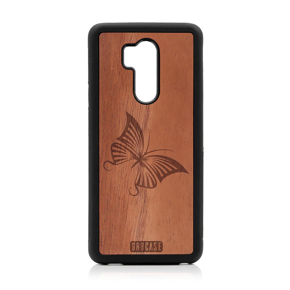 Butterfly Design Wood Case LG G7 ThinQ by GR8CASE