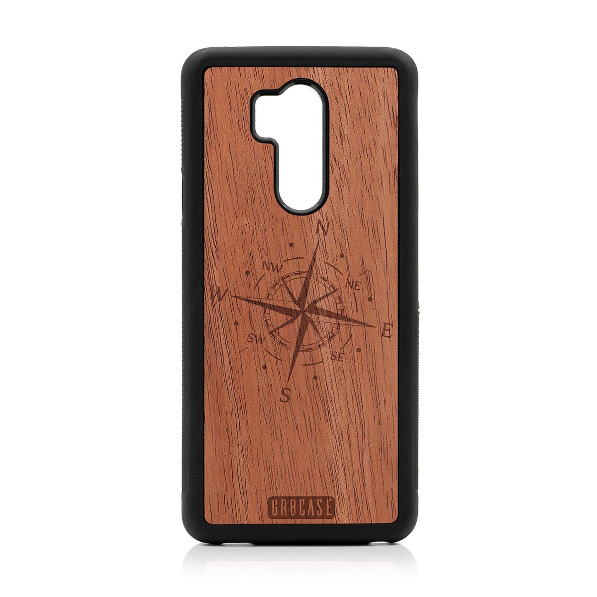 Compass Design Wood Case LG G7 ThinQ by GR8CASE