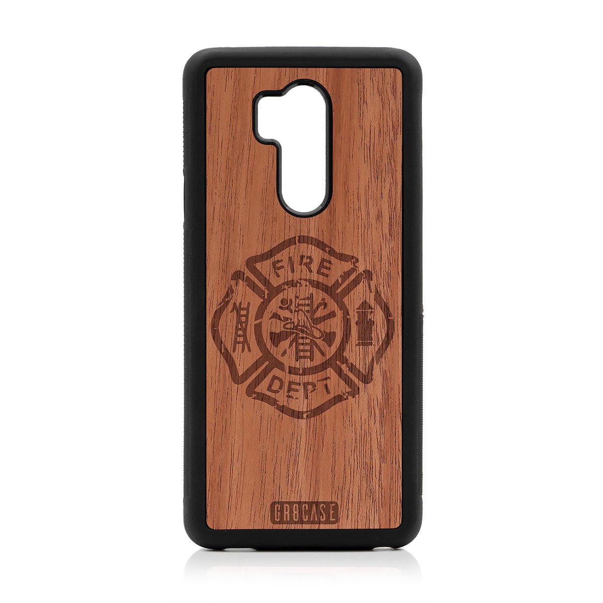 Fire Department Design Wood Case LG G7 ThinQ by GR8CASE